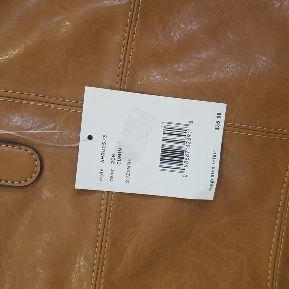 Tan Patchwork Tote - image 2